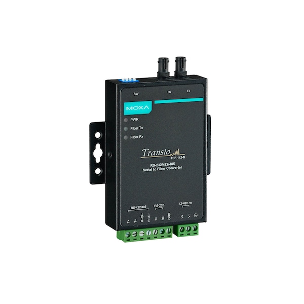 Rs-232/422/485 To Fiber Optic Converter. St Multi-Mode, -40 To 75 DegreeC